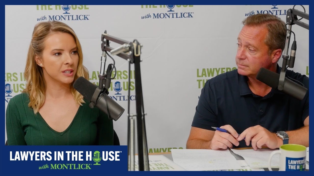 Lawyers in the House podcast hosts discuss legal issues, SEO alt text for attorney website image.