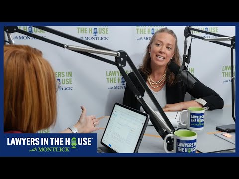 Injury attorney speaking with client on radio show, offering legal advice and representation
